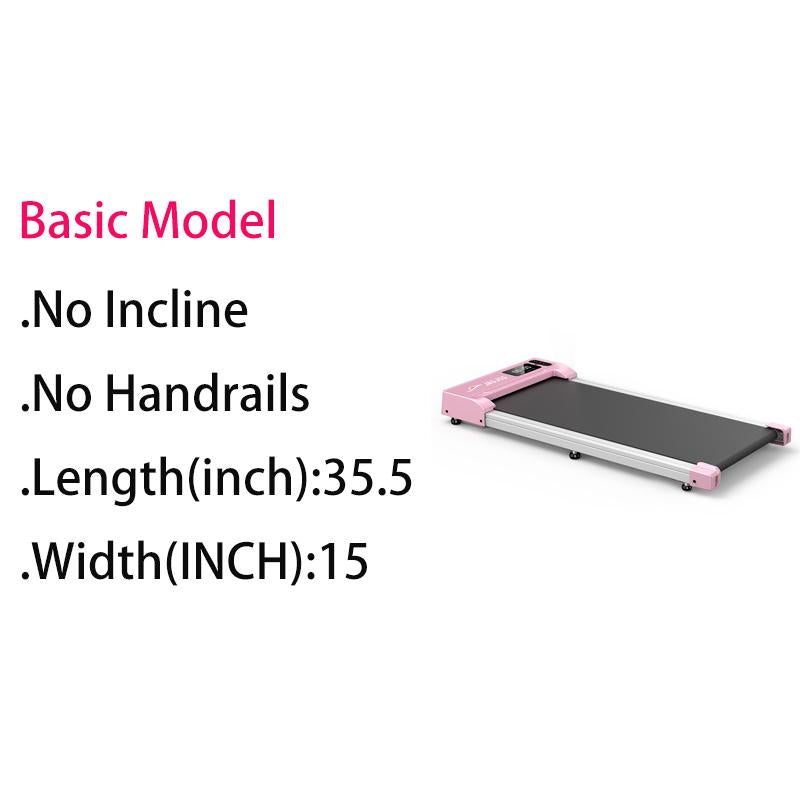 Incline Walking Pad Treadmill with Remote Control