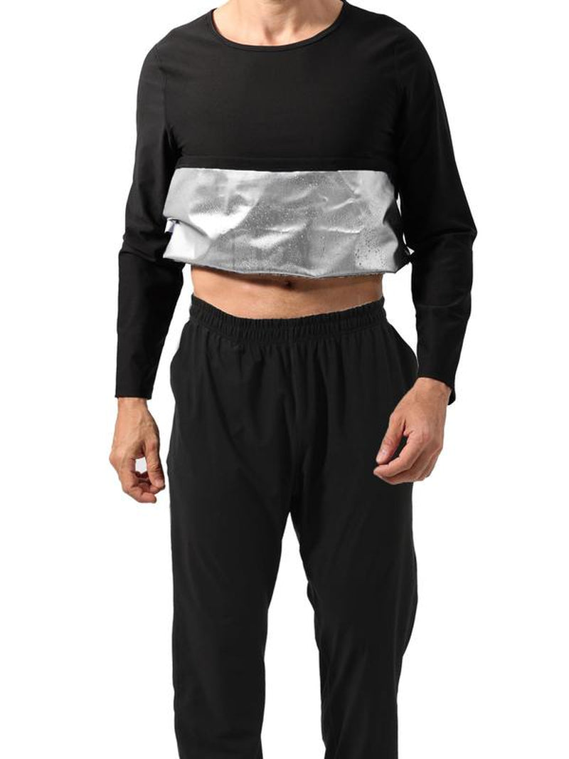 Tracksuits Elastic Waist Sauna Suit Set