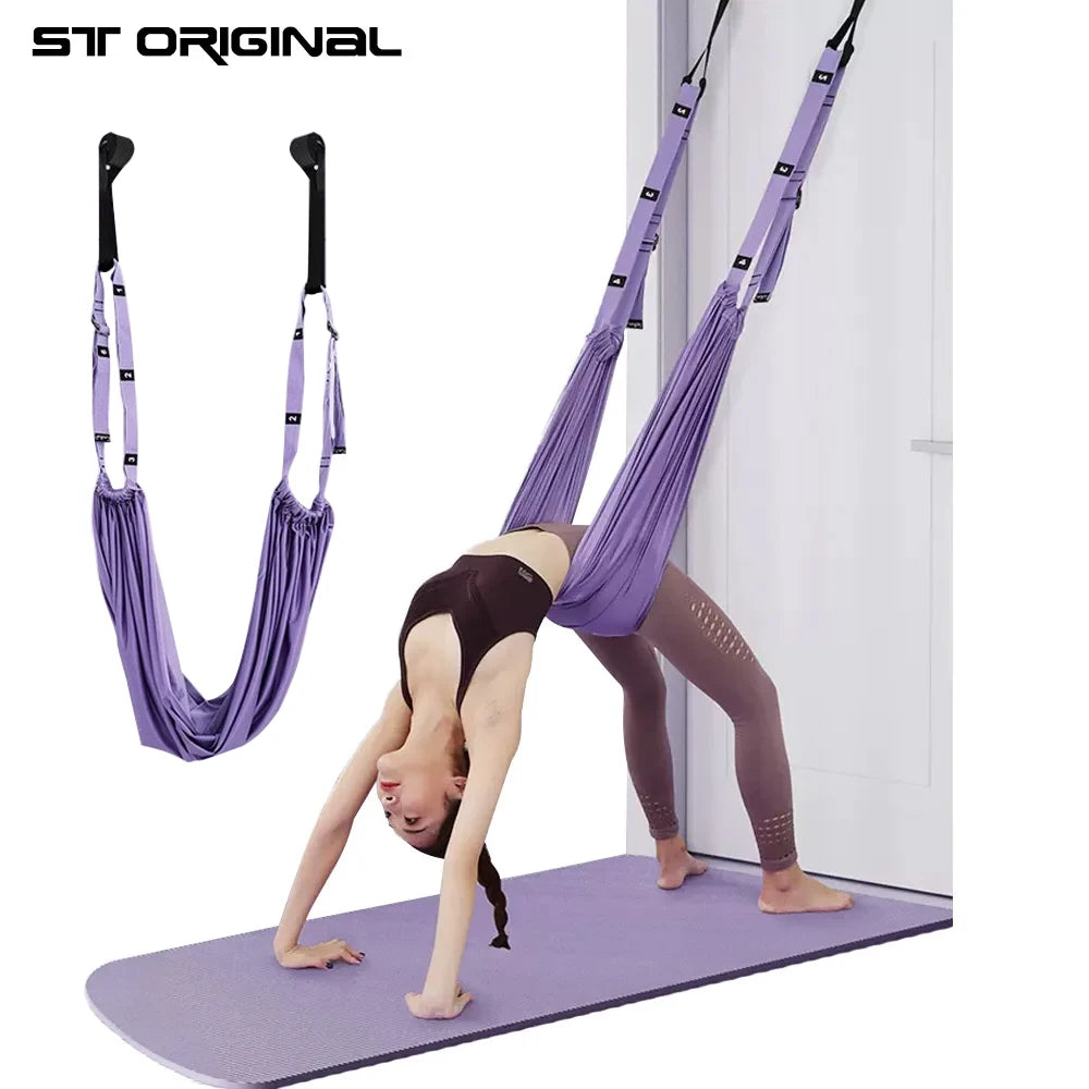 Aerial Yoga Strap Pull Rope Hammock Trainer